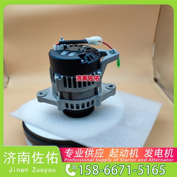 山东1001778863起动机JFZ2503K发电机 GR215 配潍柴 WP6 日立｜ZX470｜6WG1 Doosan 大柴 CA6DK 上柴 SC9D 卡特 374F C18 平地机 启动马达